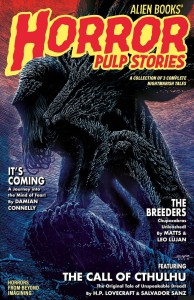 ALIEN BOOKS HORROR PULP STORIES CVR B SANZ