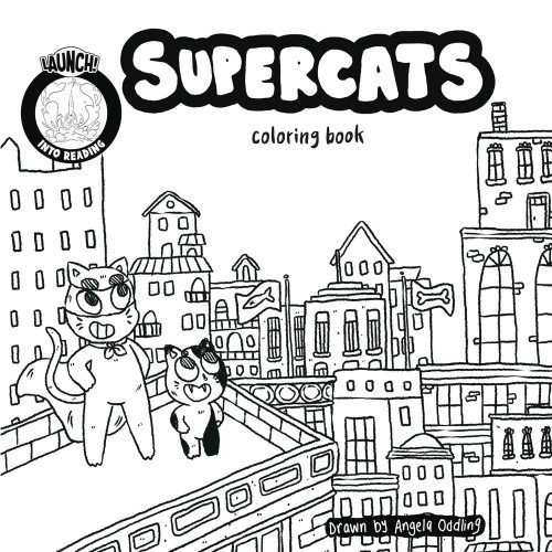 SUPERCATS COLORING BOOK (9781639692026)