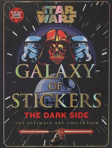 STAR WARS GALAXY OF STICKERS DARK SIDE HC (9781667204499)