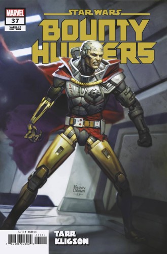 STAR WARS BOUNTY HUNTERS #37 RYAN BROWN KLIGSON VAR
