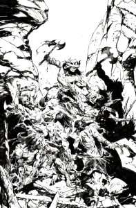 CONAN BARBARIAN #1 CVR J 10 COPY INCV TORRE VIRGIN B&W