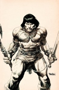 CONAN BARBARIAN #1 CVR K 25 COPY INCV PANOSIAN VIRGIN B&W