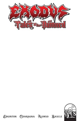 EXODUS TALES OF DAMNED #1 CVR C BLANK SKETCH