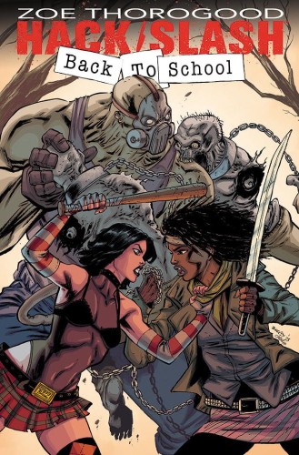 HACK SLASH BACK TO SCHOOL #1 (OF 4) CVR D SEELEY TWD 20 ANNV TEAM UP VAR
