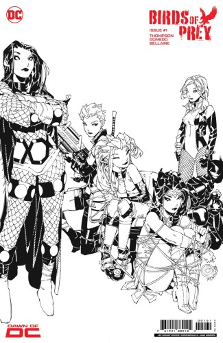 BIRDS OF PREY #1 CVR G INC 1:50 CHRIS BACHALO CARD STOCK VAR