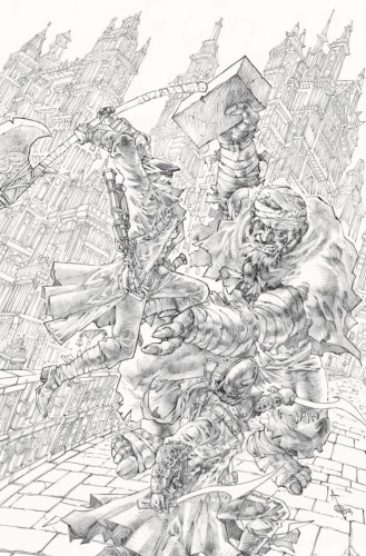 BLOODBORNE BLEAK DOMINION #1 (OF 4) FOC QUAH B&W INKS VIRGIN