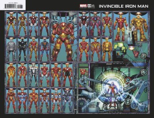 INVINCIBLE IRON MAN #10 BOB LAYTON WRAPAROUND VAR