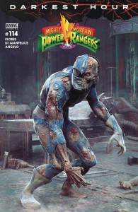MIGHTY MORPHIN POWER RANGERS #114 CVR B DARK GRID VAR BARENDS