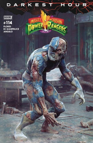 MIGHTY MORPHIN POWER RANGERS #114 CVR B DARK GRID VAR BARENDS