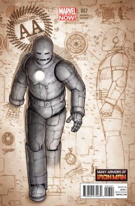 AVENGERS ARENA #7 IRON MAN MANY ARMORS VAR NOW2
