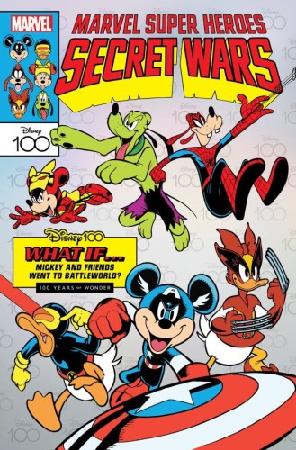 AMAZING SPIDER-MAN #37 DE LORENZI DISNEY100 SECRET WAR VAR