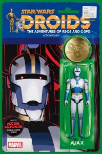 STAR WARS DARK DROIDS D-SQUAD #4 JTC ACTION FIGURE VAR