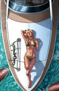 ROBYN HOOD BLOOD IN WATER CVR A GEEBO VIGONTE