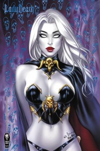 LADY DEATH CYBERNETIC DESECRATION #1 (OF 2) CVR C BASALDUA PREMIUM FOIL