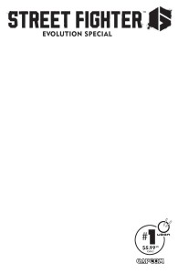 STREET FIGHTER 6 EVOLUTION SPECIAL #1 CVR C BLANK SKETCH