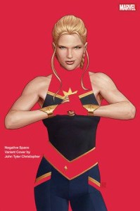 CAPTAIN MARVEL #1 JOHN TYLER CHRISTOPHER NEGATIVE SPACE VAR