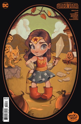 WONDER WOMAN #2 CVR G CHRISSIE ZULLO TRICK OR TREAT CARD STOCK VAR