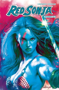 RED SONJA 2023 #4 CVR N FOC PARRILLO ULTRAVIOLET