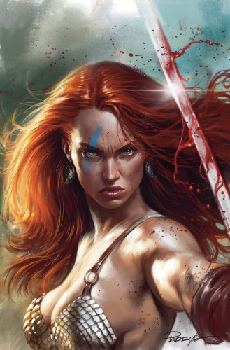 RED SONJA 2023 #4 CVR O FOC PARRILLO VIRGIN FOIL