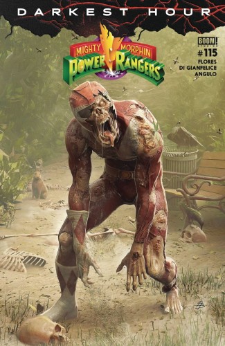 MIGHTY MORPHIN POWER RANGERS #115 CVR B DARK GRID VAR BARENDS