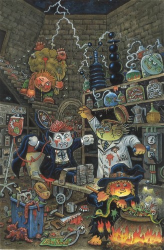 GARBAGE PAIL KIDS THROUGH TIME #3 CVR K BUNK LTD VIRGIN