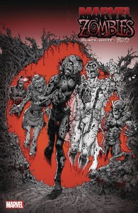 MARVEL ZOMBIES BLACK WHITE BLOOD #3 10 COPY INCV NAUCK HOMAGE