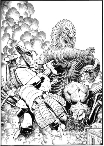 GIANT ROBOT HELLBOY #3 CVR B ADAMS