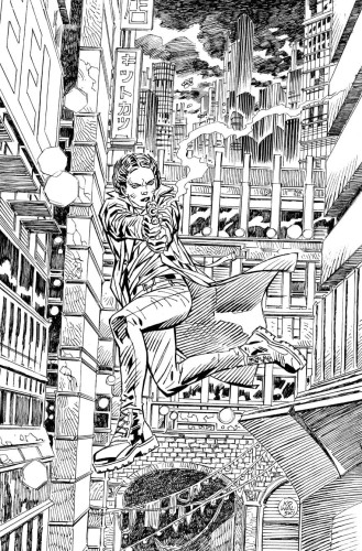 BLADE RUNNER 2039 #8 (OF 12) FOC KOWALSKI B&W INK VIRGIN