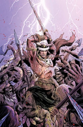 CONAN BARBARIAN #3 2ND PTG ZIRCHER VIRGIN