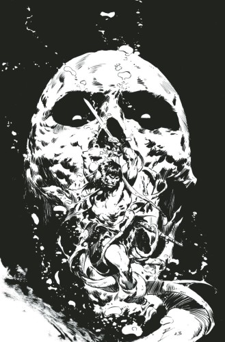 CONAN BARBARIAN #4 FOC TORRE B&W INK VIRGIN