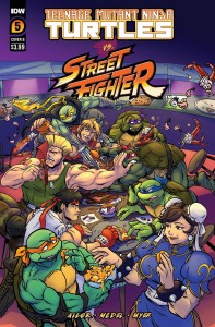 TMNT VS. STREET FIGHTER #5 (OF 5) CVR B MYER