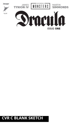UNIVERSAL MONSTERS DRACULA #1 (OF 4) CVR C SKETCH CVR