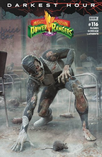 MIGHTY MORPHIN POWER RANGERS #116 CVR B DARK GRID VAR BARENDS