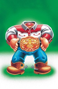 GARBAGE PAIL KIDS THROUGH TIME #4 CVR J CLASSIC TRADING CARD METAL PREMIUM