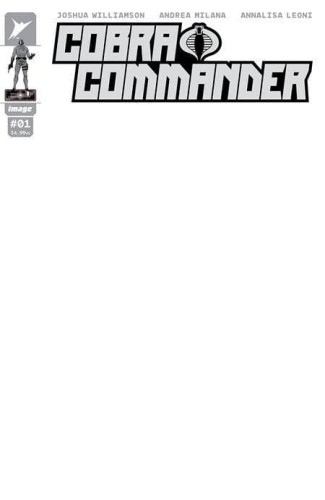 COBRA COMMANDER #1 (OF 5) CVR G BLANK SKETCH CVR