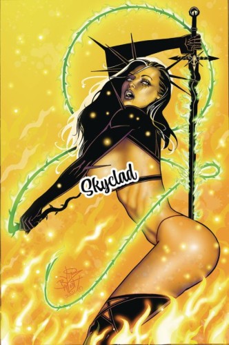 TAROT WITCH OF THE BLACK ROSE #123 RAVENS FURY SKYCLAD