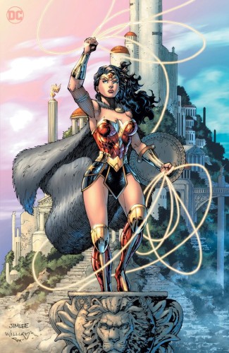 WONDER WOMAN #1 2nd PTG Second Printing Cvr B Jim Lee Foil Var