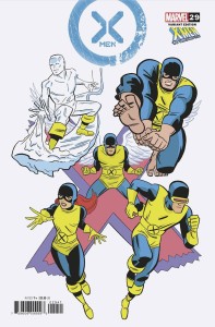 X-MEN #29 JACOB EDGAR X-MEN 60TH VAR