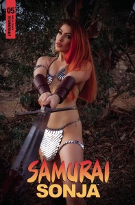 SAMURAI SONJA #5 CVR E COSPLAY