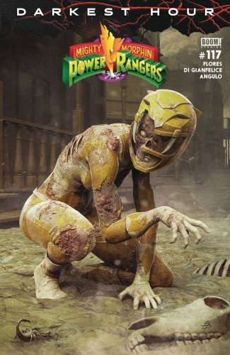 MIGHTY MORPHIN POWER RANGERS #117 CVR B DARK GRID VAR BARENDS