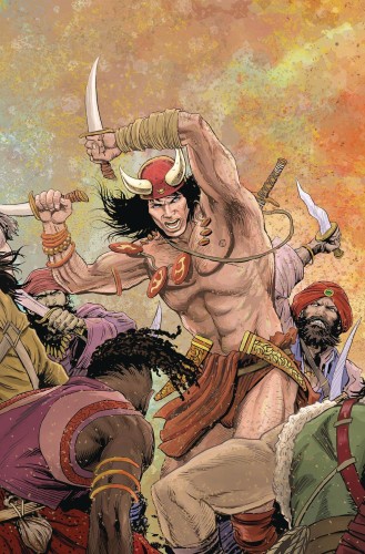 CONAN BARBARIAN PATCH ZIRCHER VIRGIN #5-8 PACK