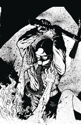 VALENTINE BLUFFS MASSACRE #1 CVR E LTD ED B&W VIRGIN ART