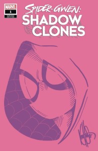 DF SPIDER-GWEN SHADOW CLONES HAESER SGN & REMARKED SKETCH