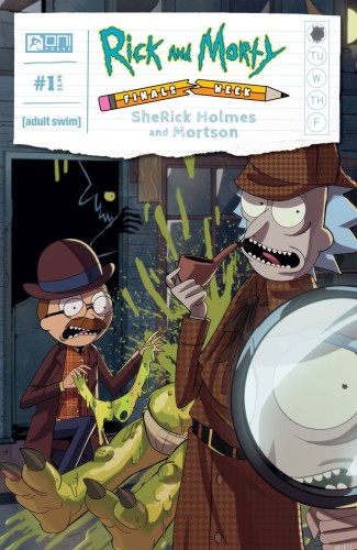 RICK AND MORTY SHERICK HOLMES AND MORTSON #1 CVR A TRAMONTANO