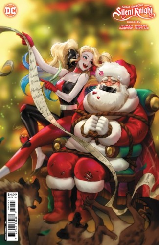 BATMAN SANTA CLAUS SILENT KNIGHT #2 (OF 4) CVR B LESLEY LEIRIX LI CARD STOCK VAR