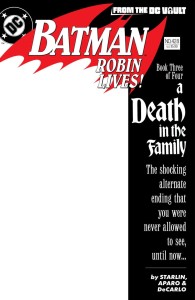 BATMAN #428 ROBIN LIVES - FAUX-SIMILE (ONE SHOT) CVR B BLANK CARD STOCK VAR