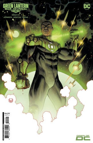 GREEN LANTERN WAR JOURNAL #4 CVR B DAVE JOHNSON CARD STOCK VAR