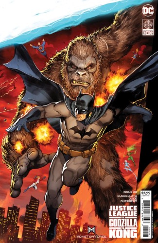 JUSTICE LEAGUE VS GODZILLA VS KONG #2 (OF 7) CVR C DAVID NAKAYAMA CONNECTING CARD STOCK VAR