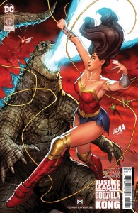 JUSTICE LEAGUE VS GODZILLA VS KONG #2 (OF 7) CVR B DAVID NAKAYAMA CONNECTING CARD STOCK VAR