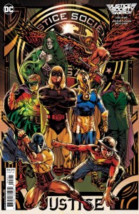 JUSTICE SOCIETY OF AMERICA #8 (OF 12) CVR B TONY HARRIS CARD STOCK VAR